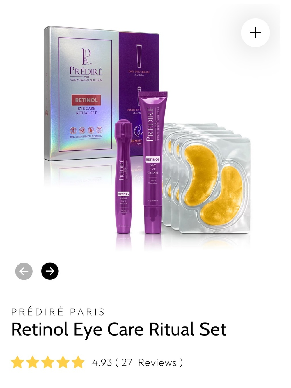 Retinol Eye Care Ritual Set – Purple